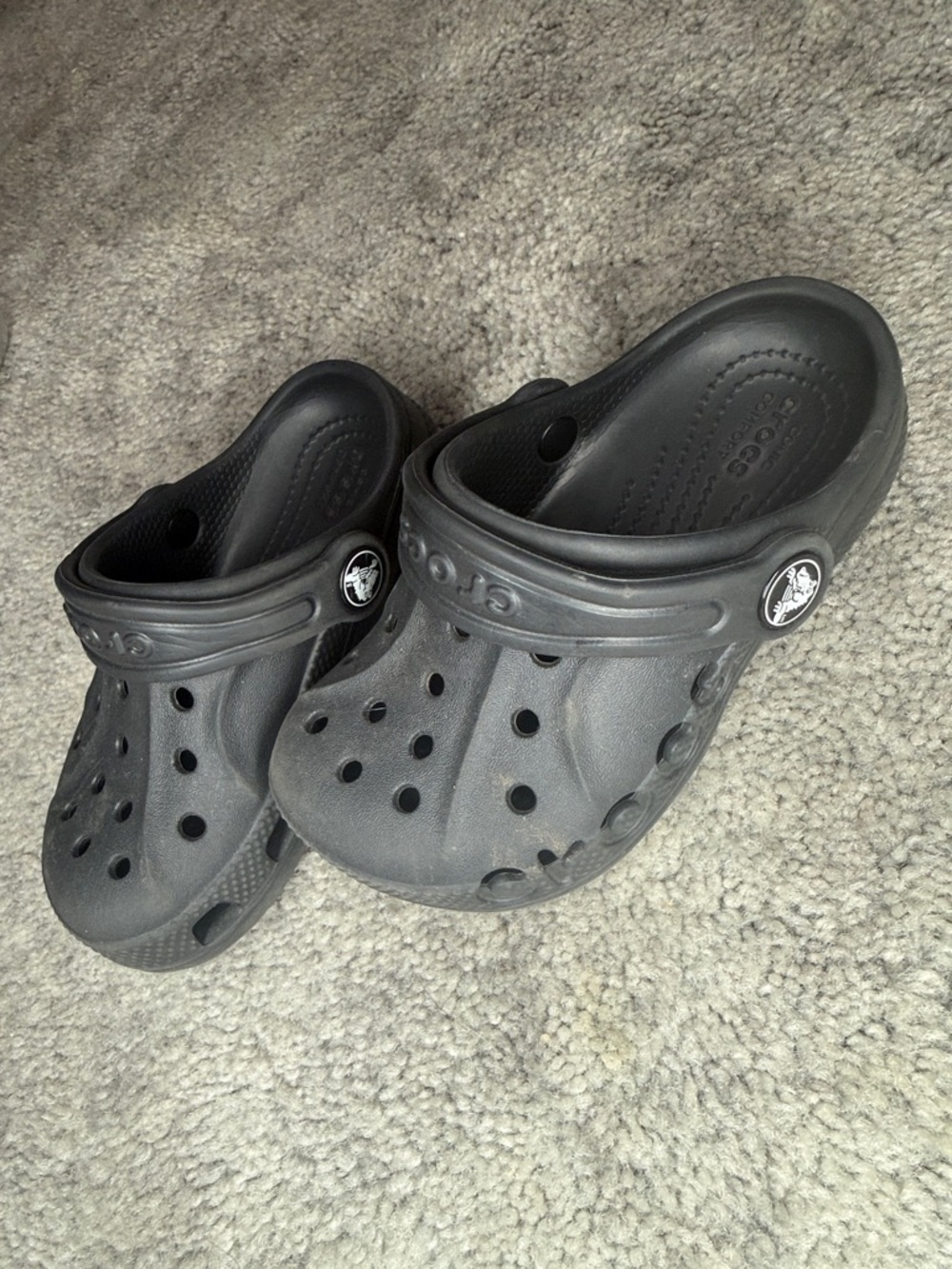 CROCS Kids Black Classic Clog Sandals